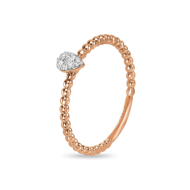 14 KT Rose Gold Dainty Ring,,hi-res image number null