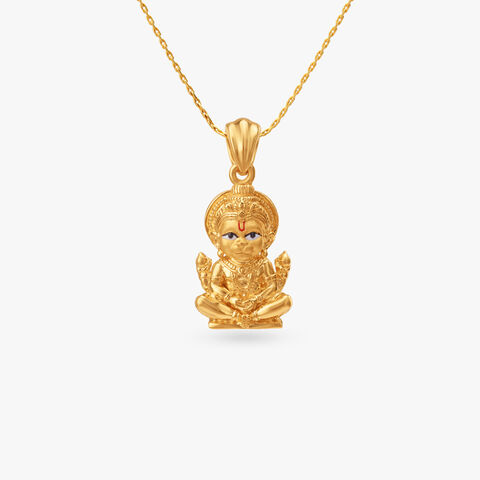 Bala Hanuman Gold Pendant for Men
