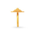 Ethnic Jali Work Gold Finger Ring,,hi-res image number null