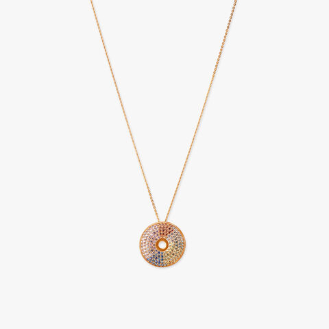Cosmic Spectrum Pendant and Chain