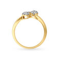 14KT Yellow Gold Diamond Finger Ring,,hi-res image number null
