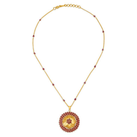 Dhanashree Ruby Necklace
