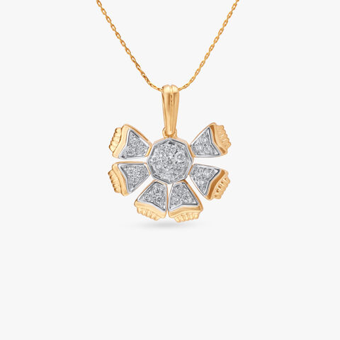 Blooming Brilliance Diamond Pendant