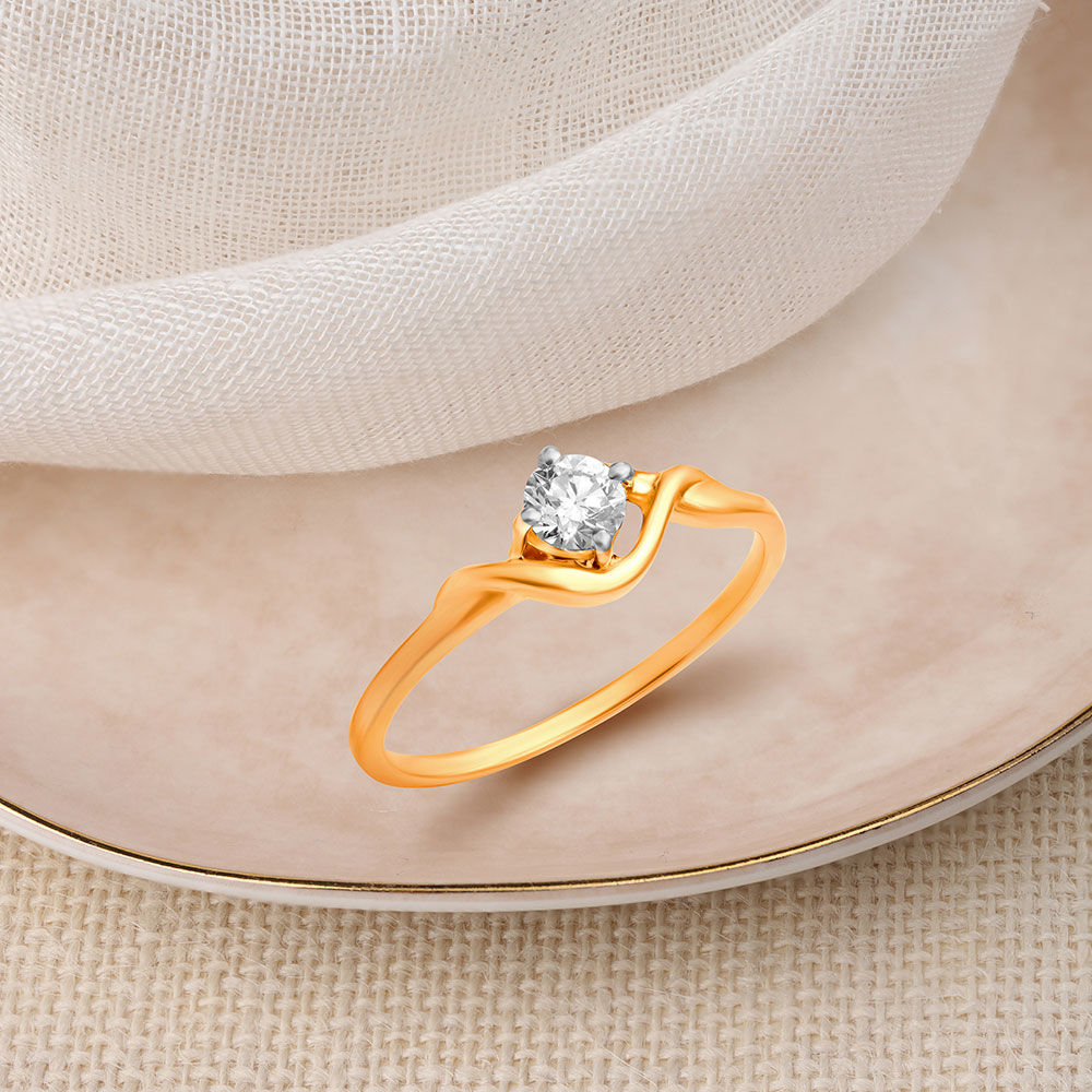 Finger Ring Golden fashion Gram Gold Plated