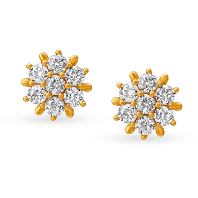 Endearing Gold Stud Earrings for Kids,,hi-res image number null