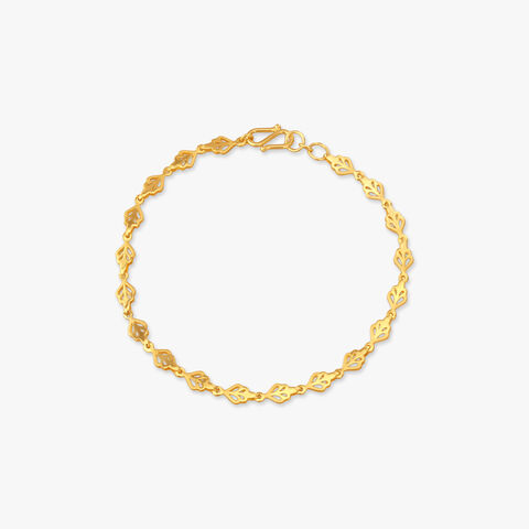 Fluid Vine Gold Bracelet