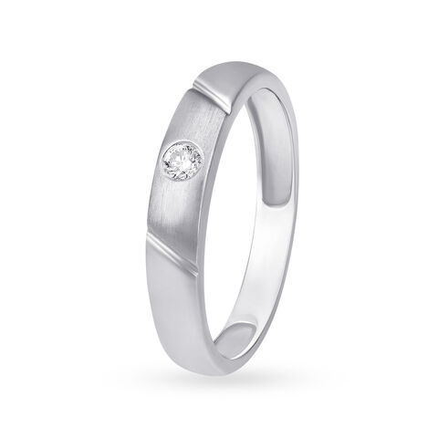 Simplistic 950 Platinum Band Ring