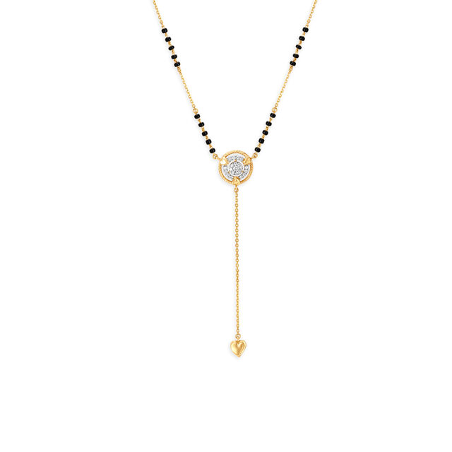 14KT Yellow Gold Mangalsutra for Eternity,,hi-res image number null