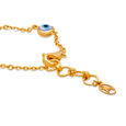 Mamma Mia 14 KT Yellow Gold Evil Eye Bracelet for Kids,,hi-res image number null