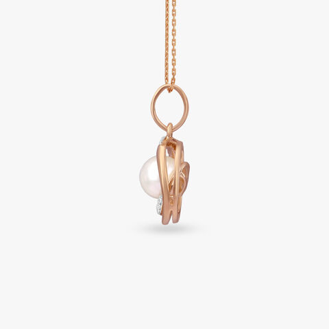 Radiant Orbit Diamond Pendant