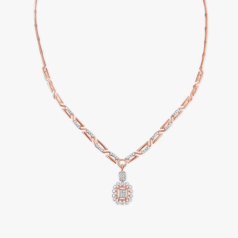 Glamorous Grace Diamond Necklace Set