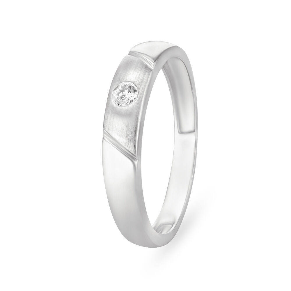 Platinum Diamond Ring for Women JL PT LR 11