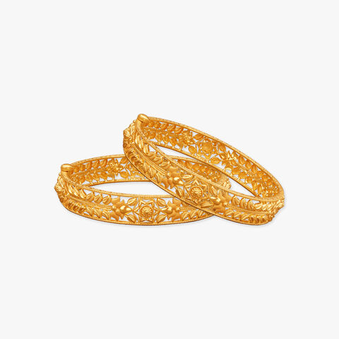 Enchanted Canopy Gold Bangles