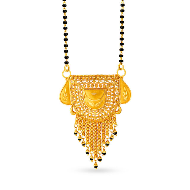 Traditional MS Pendant with Double Hook and Black Beads,,hi-res image number null