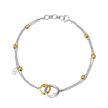 V-Day Collection From 14KT Yellow-White Gold Bracelet