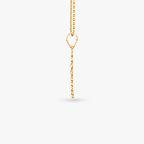 Bold Emblem Gold Pendant