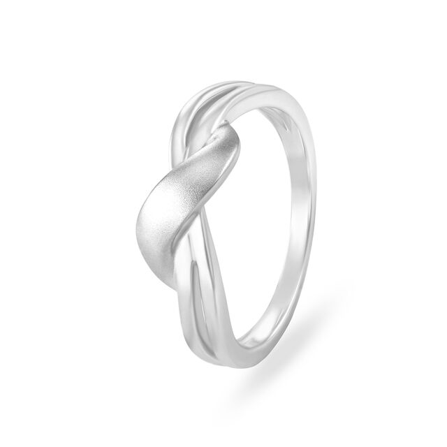 Dazzling Knot Platinum Ring,,hi-res image number null