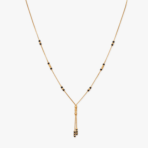 Cascade Tassel Gold Mangalsutra
