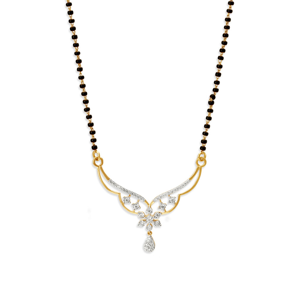Tanishq gold deals diamond mangalsutra