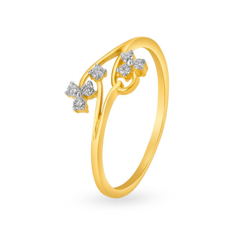 Blooming Elegance Diamond Finger Ring