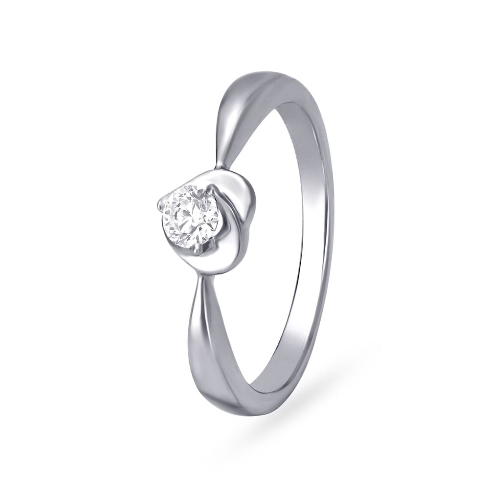 14K White Gold & Diamond 2-Stone Ever Us Style Bypass Engagement Weddi -  Connoisseur of Time