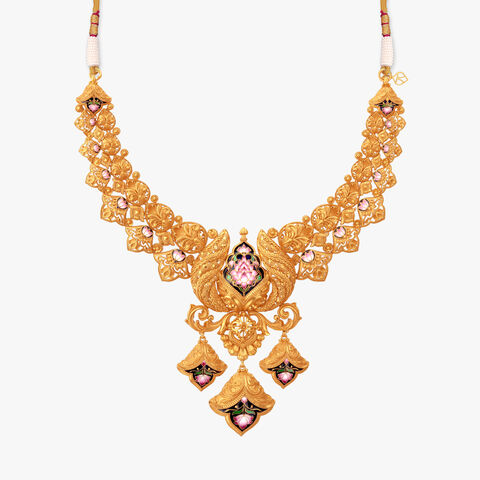 Luminous Wonder Gold Necklace Set