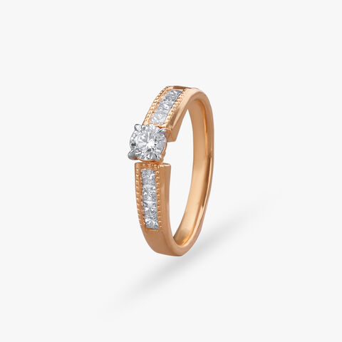 Love's Spark Diamond Couple Rings