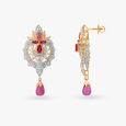 Eccentric Diamond Drop Earrings,,hi-res image number null
