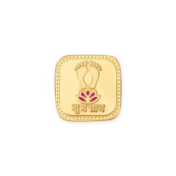5 gram Gold Coin with Goddess Lakshmiji's Feet