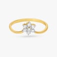 Sophisticated Floral Diamond Ring,,hi-res image number null
