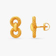 Chic Twisted Stud Earrings,,hi-res image number null