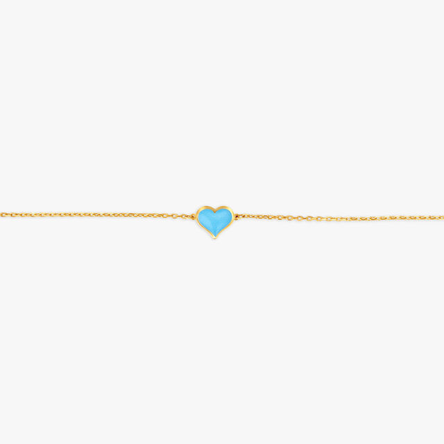 Lovely Blue Heart Bracelet for Kids,,hi-res image number null