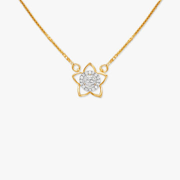 Glamorous Floral Mangalsutra