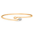 Mamma Mia 14 KT Yellow Gold Vivacious Joy  Bangle,,hi-res image number null