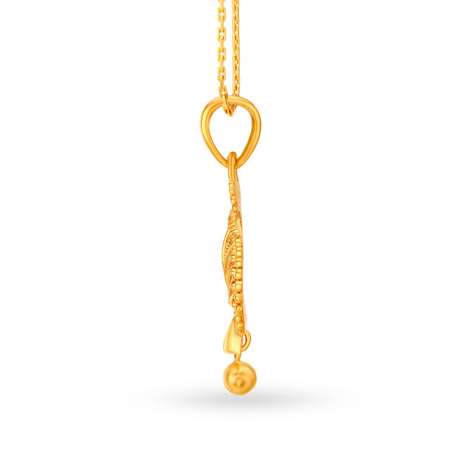 Tanishq 22 Karat Gold Peacock Pendant,,hi-res image number null