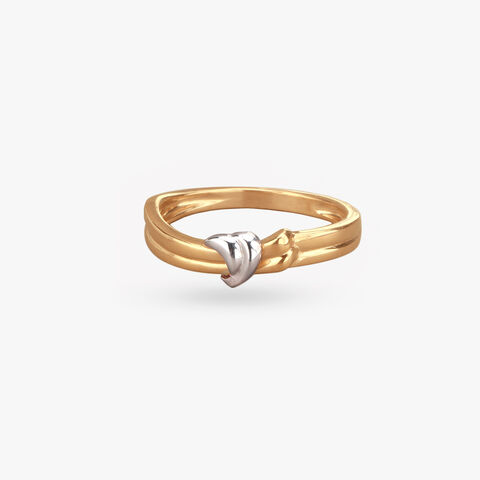 Entwined Gold Finger Ring