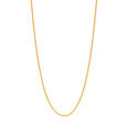 18KT Yellow Artistic Gold Chain With A Delicate Link Pattern,,hi-res image number null
