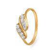 Wave Inspired Multi Stone Diamond Ring,,hi-res image number null