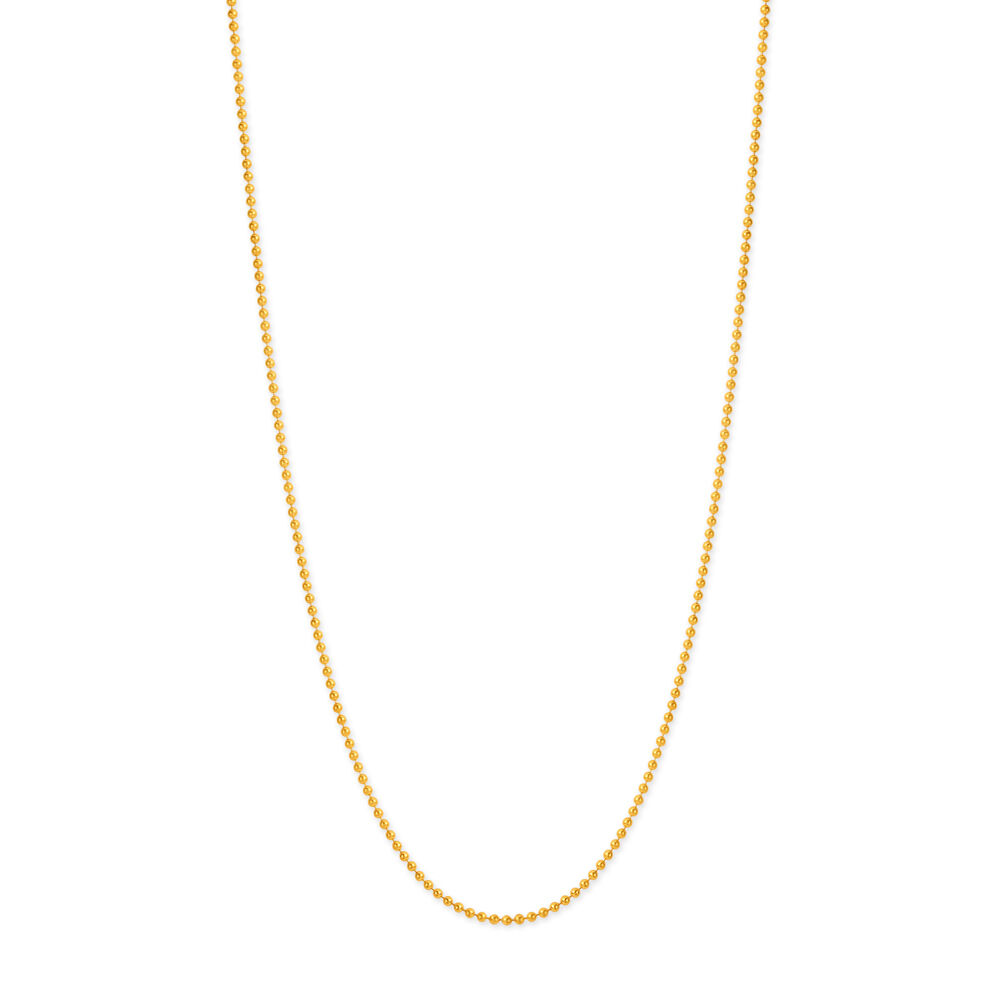 Gold beads chains tanishq store