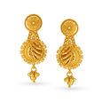 Striking Floral Drop Earrings,,hi-res image number null