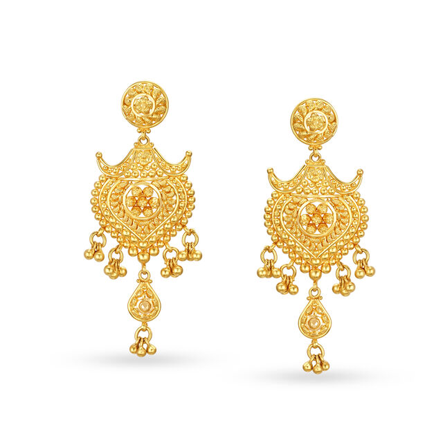 Enchanting Gold Sita Haar Set for the Bihari Bride