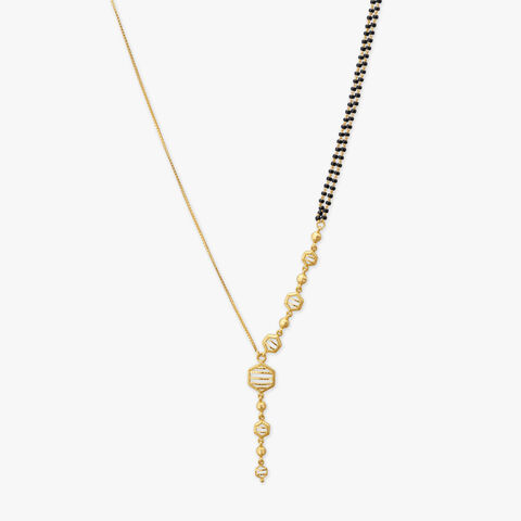 Hexa Trail Gold Mangalsutra
