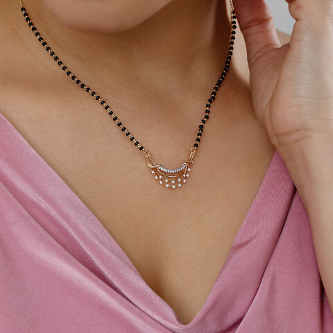 Layered Grace Gold and Diamond Mangalsutra