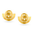 Dainty Gold Pendant and Earrings Set,,hi-res image number null