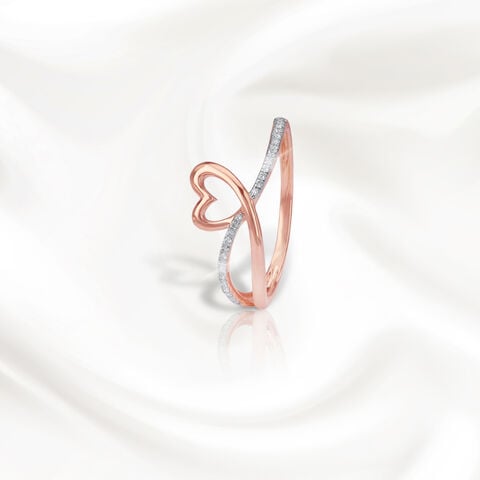 Endless Heart Diamond Ring