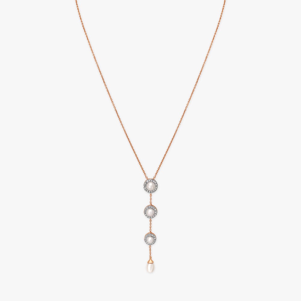 Cascading discount pearl necklace