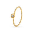 14KT Yellow Gold Precious Finger Ring For A Forever Friend,,hi-res image number null