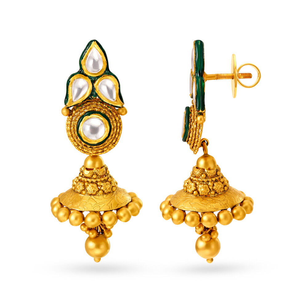 Glass jhumkas outlet online