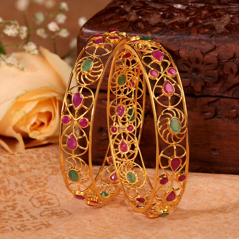 Dazzling Broad Bangle