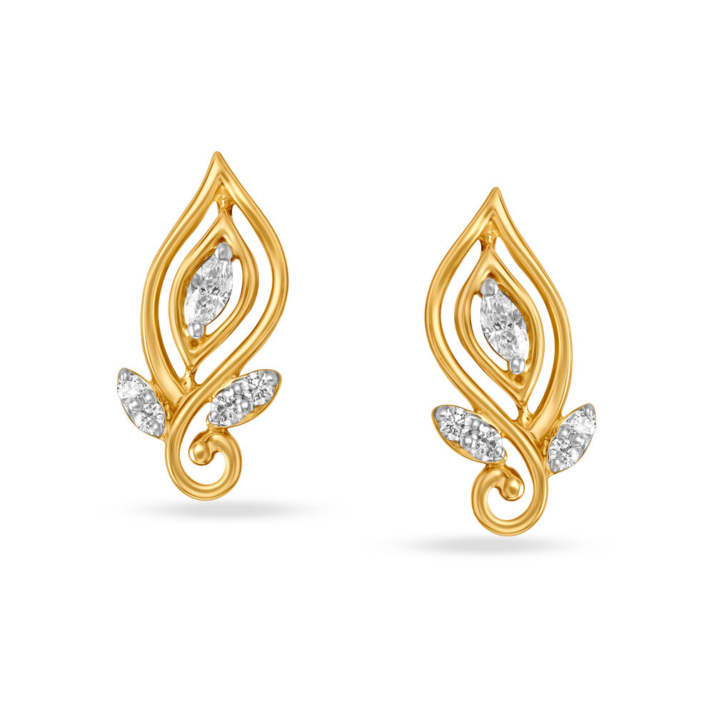 Latest Gold Earrings Designs 2023 Style with Elegance  South Indian Jewels